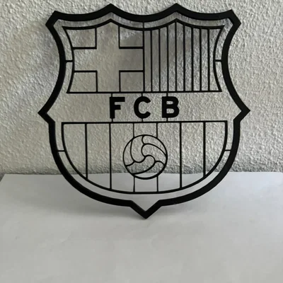 Mô hình trang trí tường logo FC Barcelona (Wall Art) in 3D đẹp mắt