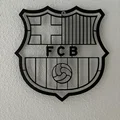 Mô hình trang trí tường logo FC Barcelona (Wall Art) in 3D đẹp mắt - Thumbnail 2