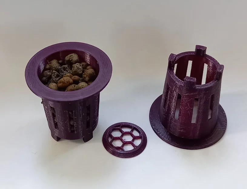 Net Pot Thủy Canh Thuôn Dần (Tapering Hydroponic Net Pot) - Image 1