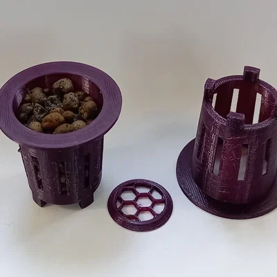 Net Pot Thủy Canh Thuôn Dần (Tapering Hydroponic Net Pot)