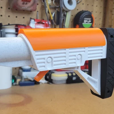 Báng Buffer Tube in 3D lấy cảm hứng Nerf Star Wars Stormtrooper