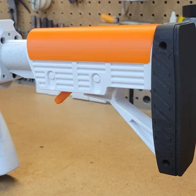 Báng Buffer Tube in 3D lấy cảm hứng Nerf Star Wars Stormtrooper