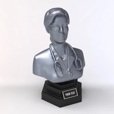 Tượng Bán Thân Bác Sĩ Nữ (Female Doctor Bust)