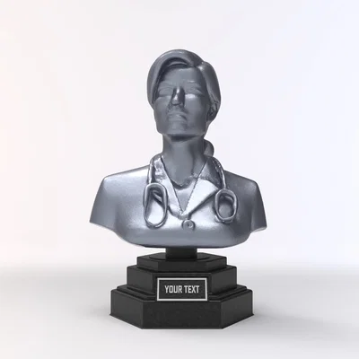 Tượng Bán Thân Bác Sĩ Nữ (Female Doctor Bust)