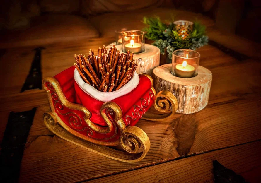 Xe trượt (sleigh/sled) ông già Noel Giáng Sinh - Image 1