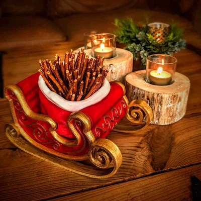 Xe trượt (sleigh/sled) ông già Noel Giáng Sinh