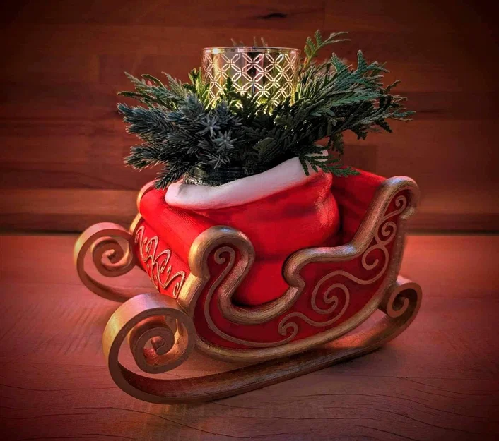 Xe trượt (sleigh/sled) ông già Noel Giáng Sinh - Image 2