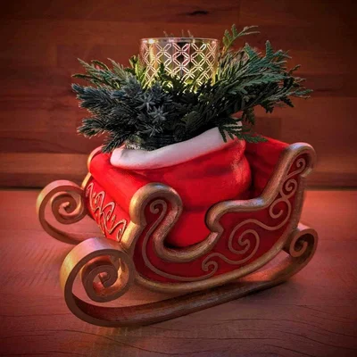 Xe trượt (sleigh/sled) ông già Noel Giáng Sinh