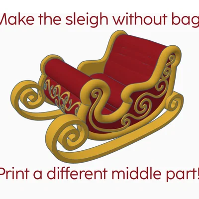 Xe trượt (sleigh/sled) ông già Noel Giáng Sinh