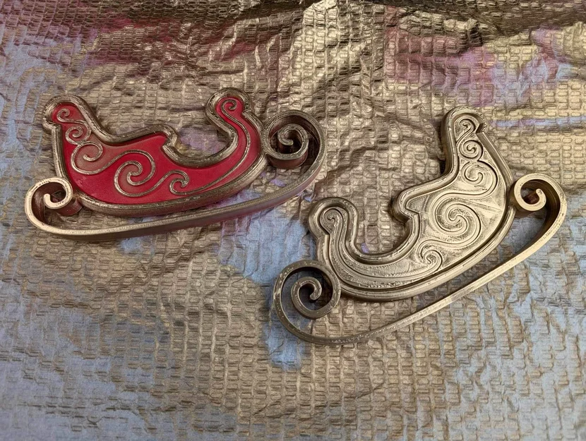 Xe trượt (sleigh/sled) ông già Noel Giáng Sinh - Image 8