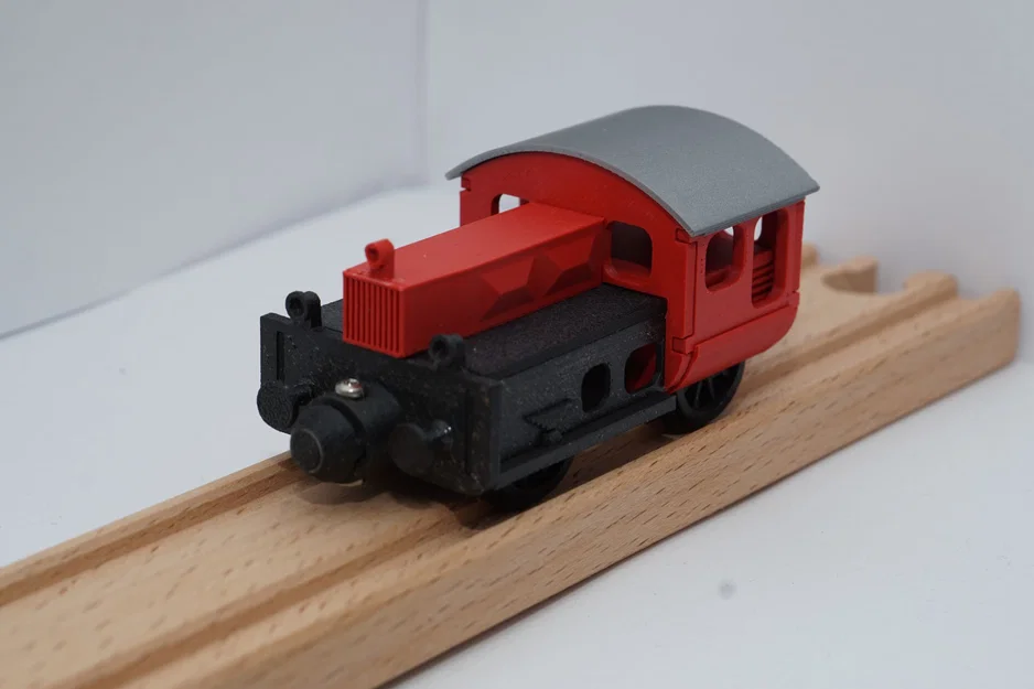 Brio compatible - Köf II - Tàu gỗ - Holzeisenbahn - v2 - Image 1