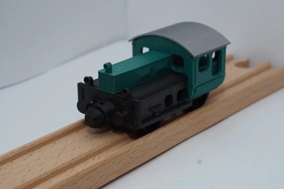 Brio compatible - Köf II - Tàu gỗ - Holzeisenbahn - v2 - Image 3