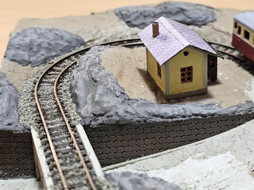 Mô hình nhà gác chắn tàu hỏa tỉ lệ Z (1:220) - File in 3D chi tiết - Image 5