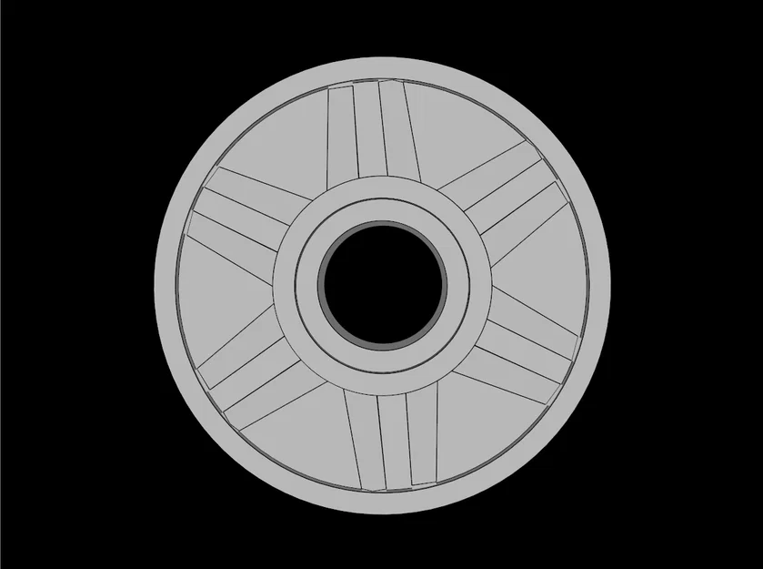 Vành bánh xe 8x18 tương thích Lego - Phụ kiện in 3D cho mô hình - Image 1