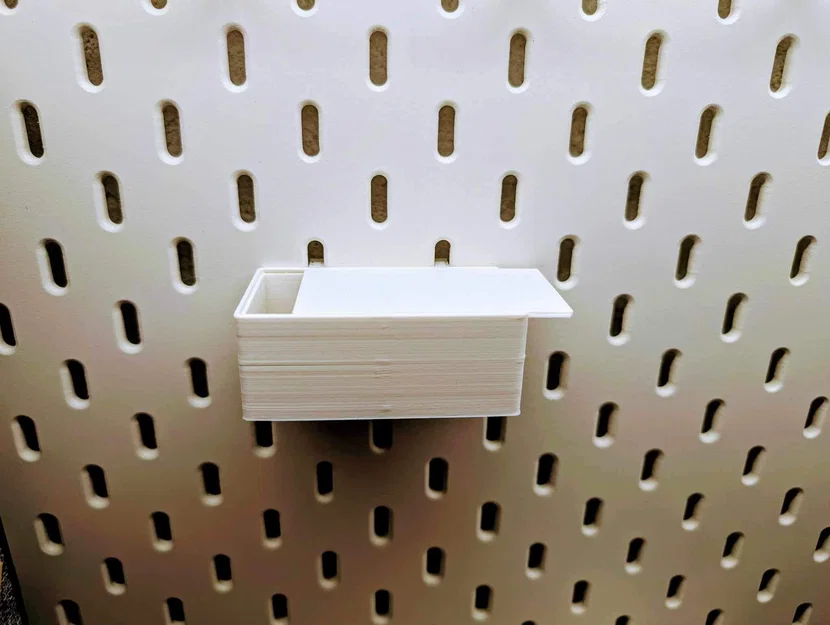 IKEA Skadistorage – Hộp lưu trữ treo tường Skadis nắp trượt - Image 3