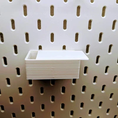 IKEA Skadistorage – Hộp lưu trữ treo tường Skadis nắp trượt