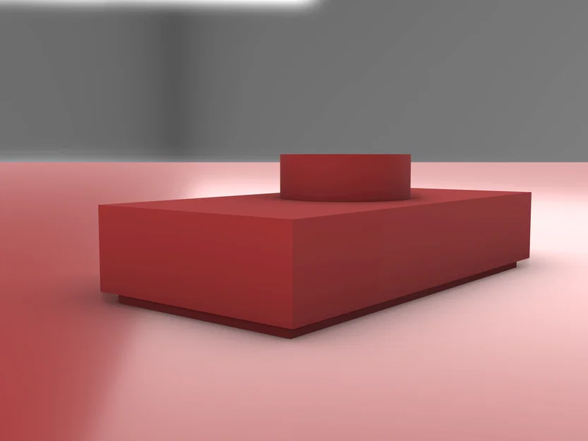 Mô hình LEGO Jumper Plate 1x2 in 3D chất lượng cao - Image 1