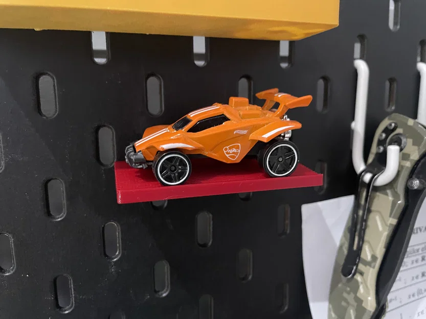Giá đỡ Hot Wheels cho IKEA Skadis (1/64) – IKEA Skadis Hot Wheels Holder! - Image 1