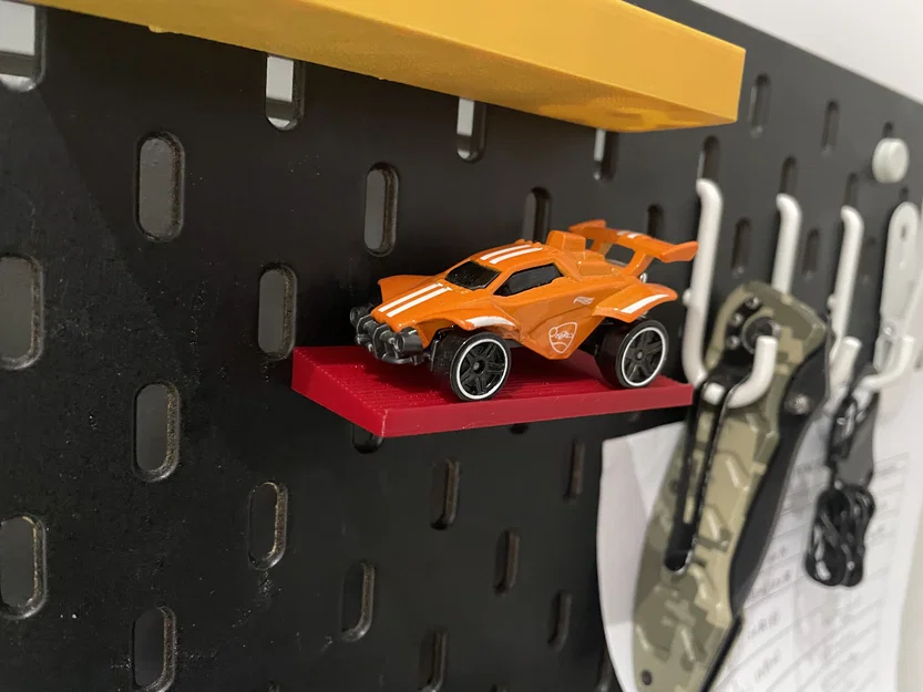 Giá đỡ Hot Wheels cho IKEA Skadis (1/64) – IKEA Skadis Hot Wheels Holder! - Image 3