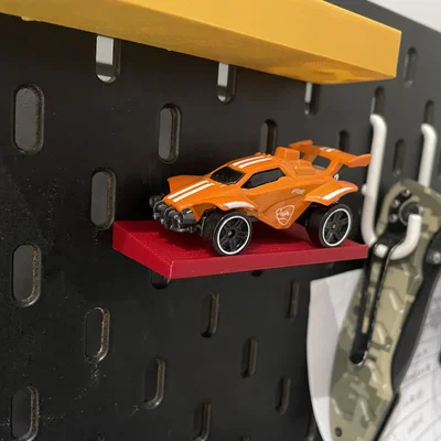Giá đỡ Hot Wheels cho IKEA Skadis (1/64) – IKEA Skadis Hot Wheels Holder!
