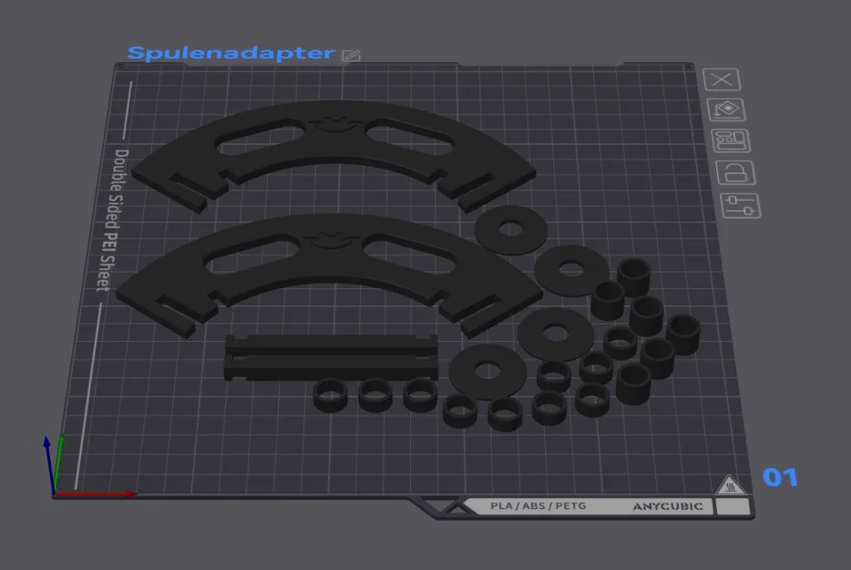 Adapter cuộn filament cho Kobra 3 ACE (120mm/150mm) - Image 5