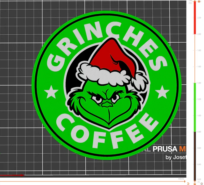 Bảng hiệu Grinches Coffee 3D - Phụ kiện trang trí độc đáo mùa lễ hội - Image 2