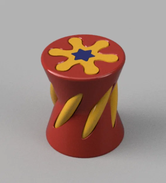 Mô hình đồ chơi xoay Screw Fidget 3 tầng in 3D cực độc đáo - Image 1