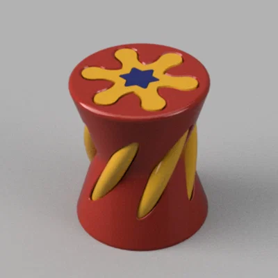 Mô hình đồ chơi xoay Screw Fidget 3 tầng in 3D cực độc đáo