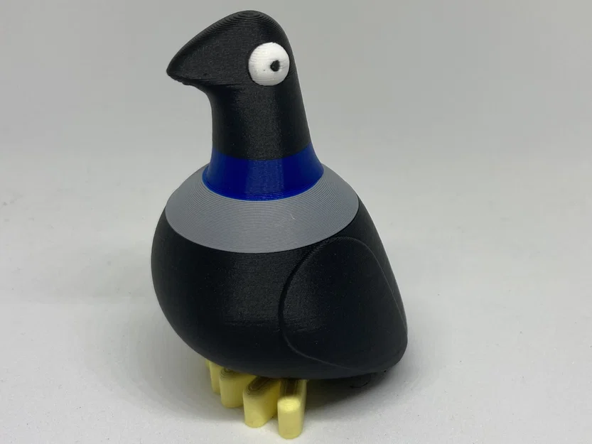 Mô hình chim bồ câu Pigeon Toy đáng yêu - In 3D không cần support - Image 1