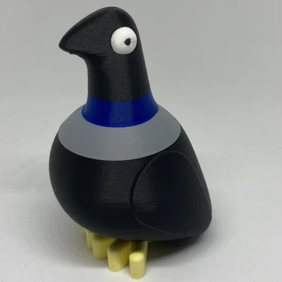 Mô hình chim bồ câu Pigeon Toy đáng yêu - In 3D không cần support