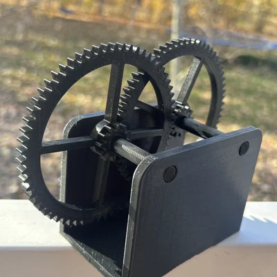 Mô hình hộp số Gearbox 1:5.3 in 3D - Dự án cơ khí đơn giản