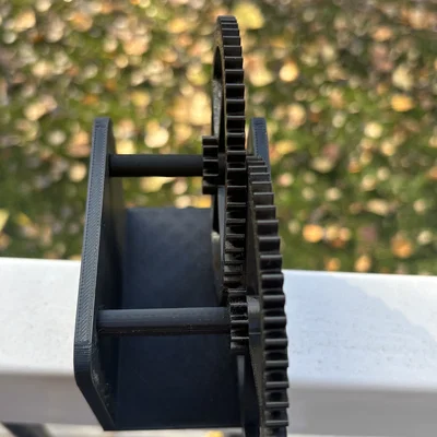 Mô hình hộp số Gearbox 1:5.3 in 3D - Dự án cơ khí đơn giản