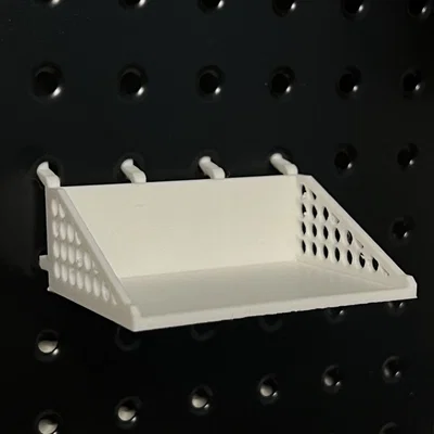 Khay kệ treo Pegboard hở mặt - Phụ kiện lưu trữ 3D tiện dụng