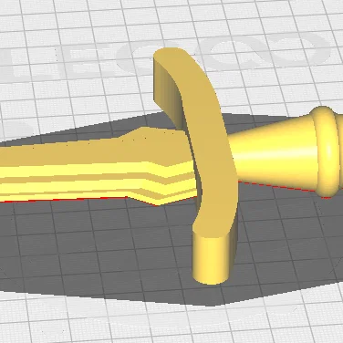 Mô hình dao găm (Dagger) in 3D sắc nét - File thiết kế trang trí