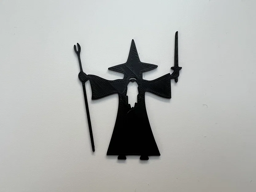 Tranh treo tường 3D Gandalf - Mô hình trang trí cho fan Chúa Tể Những Chiếc Nhẫn - Image 1