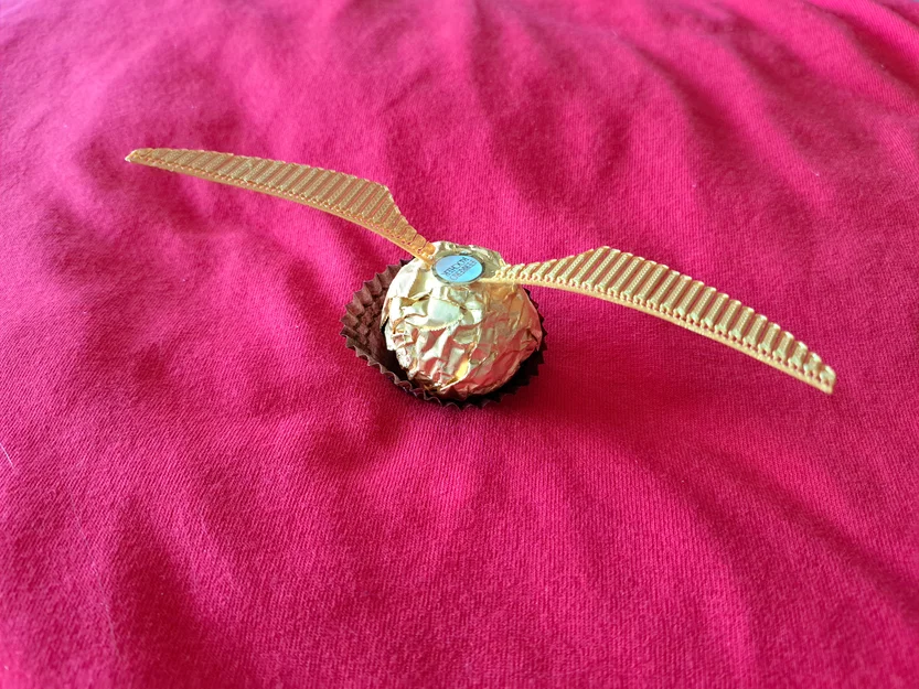 Cánh Golden Snitch 3D trang trí socola phong cách Harry Potter - Image 2