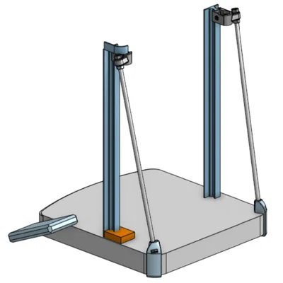 Bộ thanh giằng gia cố Z-brace cho máy in 3D Ender-3 V3 KE/SE