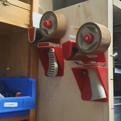 Giá treo dụng cụ dán băng keo (Tape Gun Holder) gắn tường tiện lợi