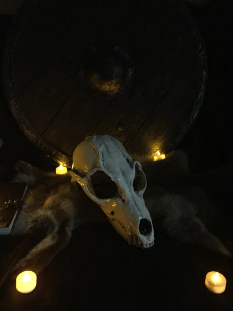 Mặt nạ Shaman (Shaman Mask) in 3D có hàm mở theo miệng - Image 2