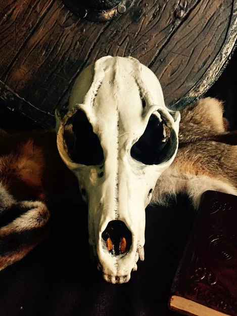 Mặt nạ Shaman (Shaman Mask) in 3D có hàm mở theo miệng - Image 8