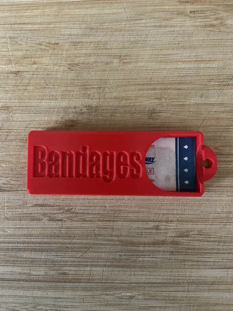 Hộp đựng băng cá nhân móc khóa nhỏ gọn - Phụ kiện in 3D hữu ích - Image 1