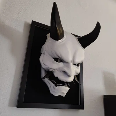 Mặt nạ Oni 3D - Thiết kế độc đáo cho Cosplay và trang trí