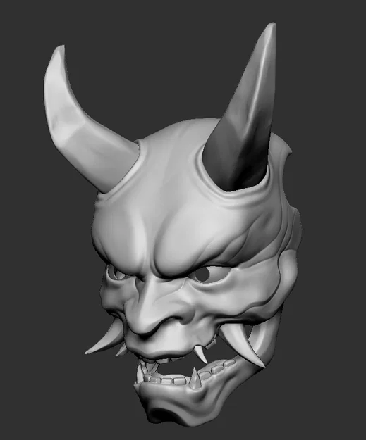 Mặt nạ Oni 3D - Thiết kế độc đáo cho Cosplay và trang trí - Image 2