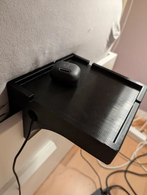 Bàn đầu giường mini treo thành giường in 3D tiện lợi - Image 3
