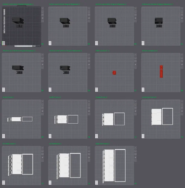 MMD1-z³D: Bộ cấp nam châm module 4-12mm cho HSW và Skadis - Image 7