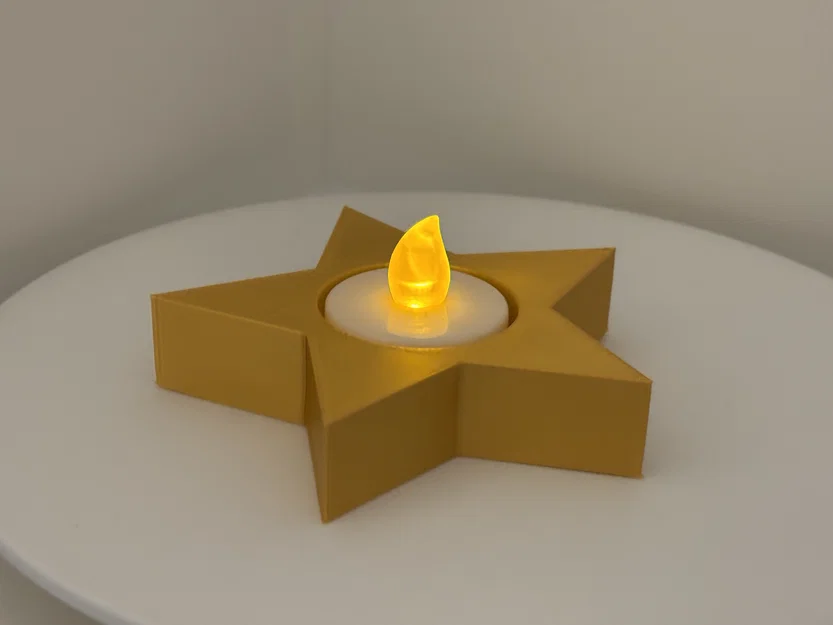 Đế nến tealight hình ngôi sao Giáng Sinh - Image 2