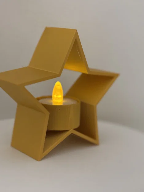 Đế nến tealight hình ngôi sao Giáng Sinh - Image 2