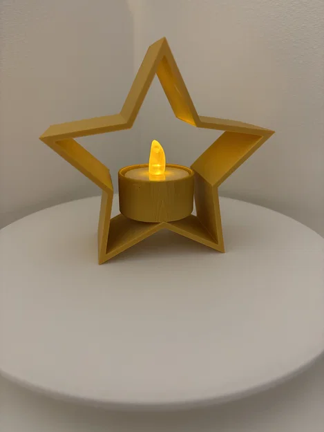 Đế nến tealight hình ngôi sao Giáng Sinh - Image 3