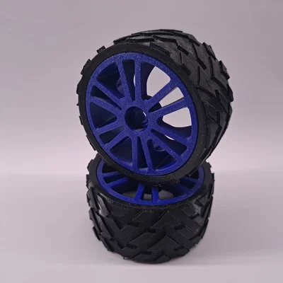 Bánh xe địa hình 1:10 RC Car - Phụ kiện in 3D chất lượng