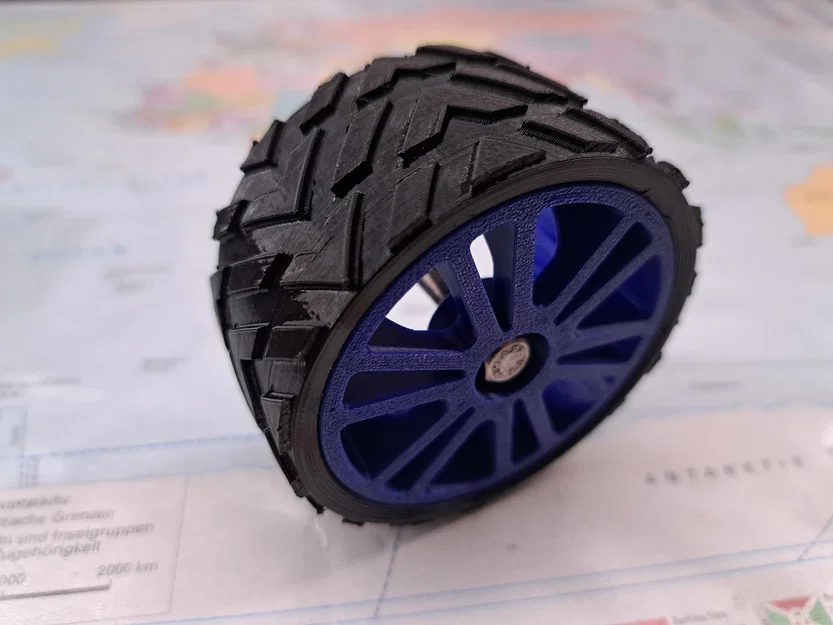 Bánh xe địa hình 1:10 RC Car - Phụ kiện in 3D chất lượng - Image 3